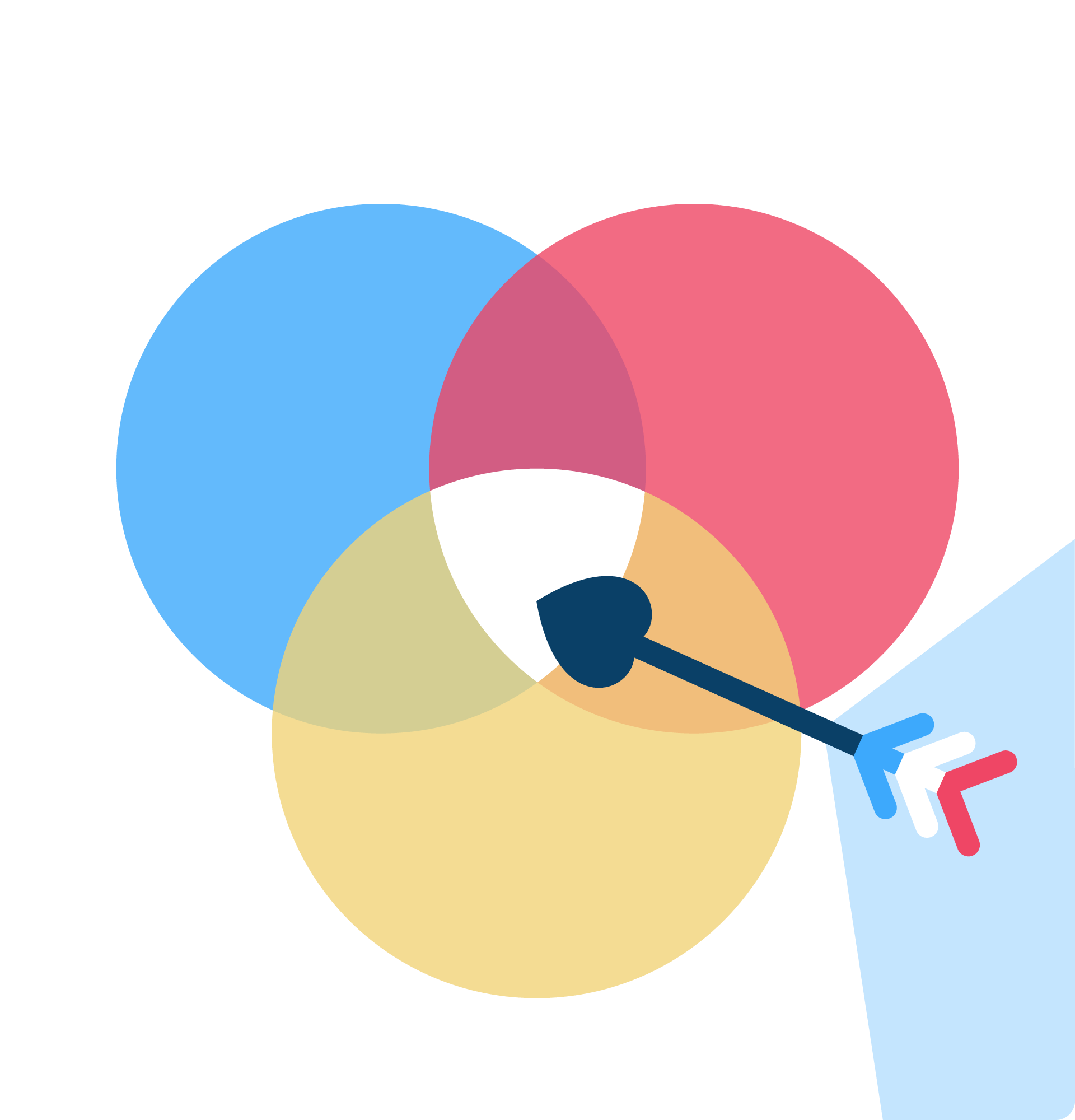 Illustration de flèche qui atteins le centre d'une cible